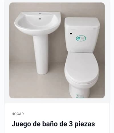 Juego de baño