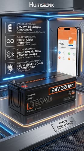 Batería Humsienk 24V 314ah