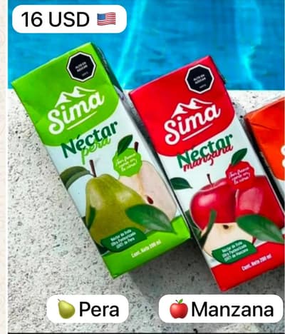 caja de jugos