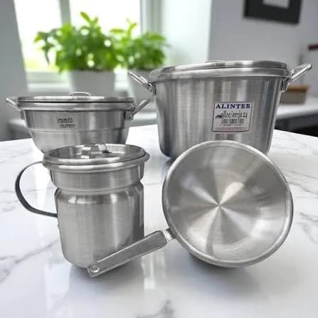 Set de olla de las de aluminios
