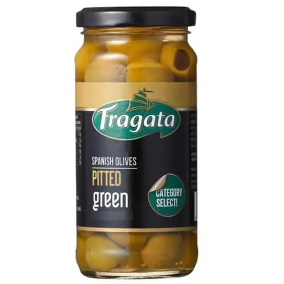 ACEITUNA VERDE SIN HUESO POMO 330 GR FRAGATA