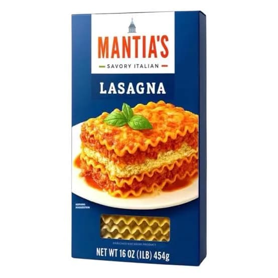 Lasaña Mantias 454g