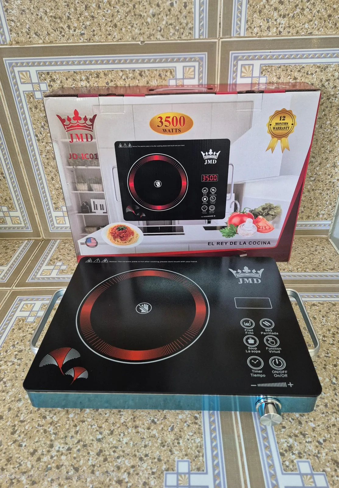 Fogón infrarrojo 3500W