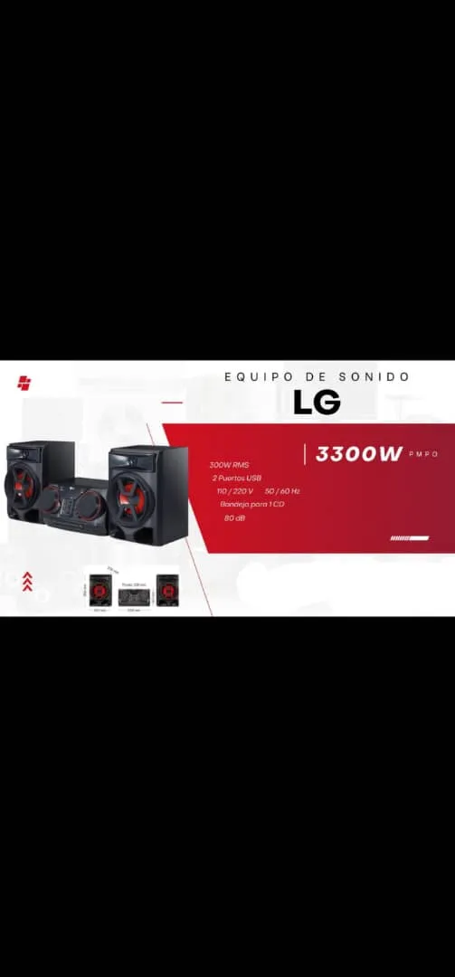 Equipo música LG