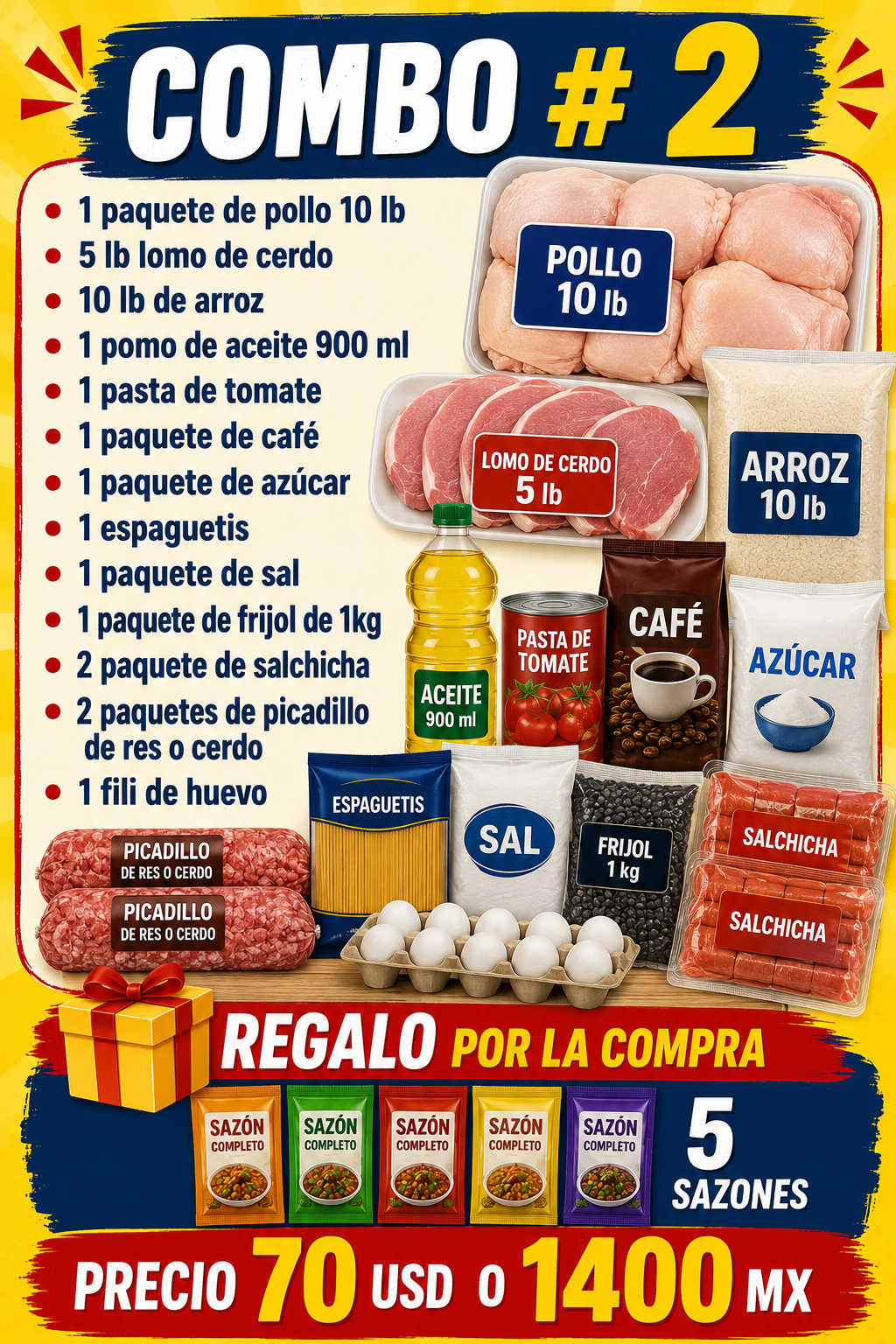 Combo de alimentos #2
