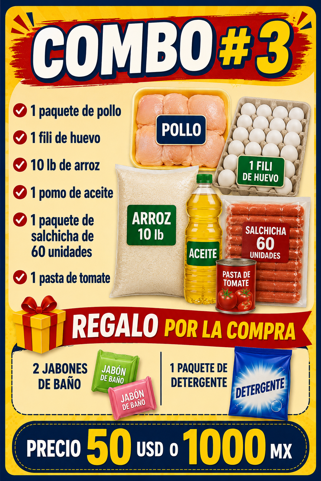 combo de alimentos #3