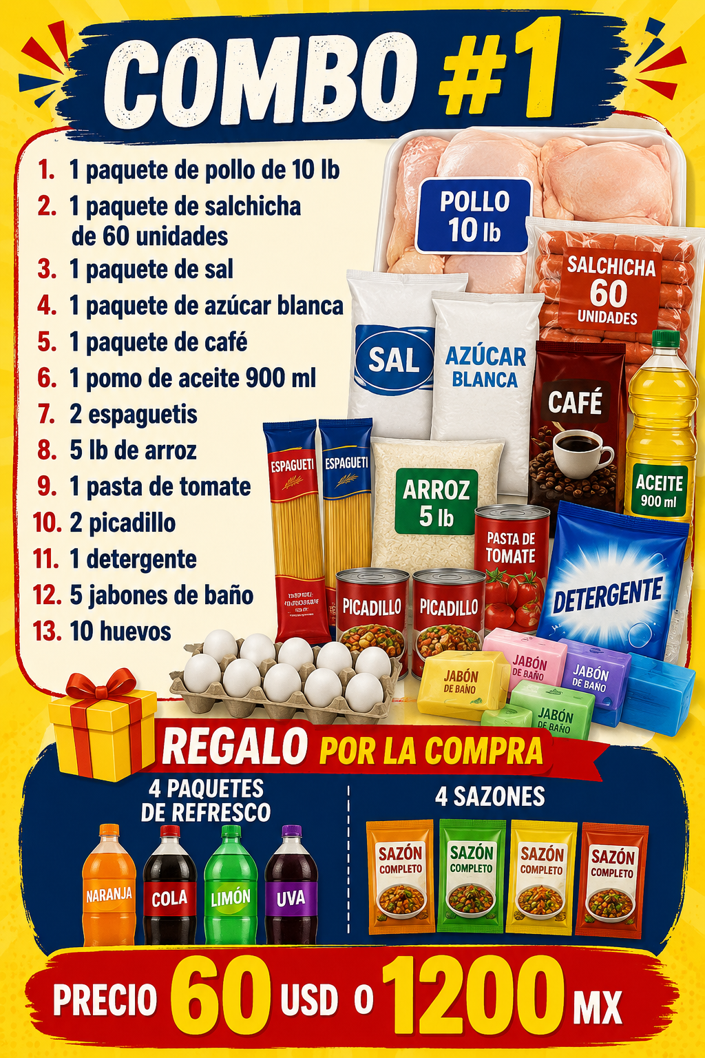 combo de alimento #1