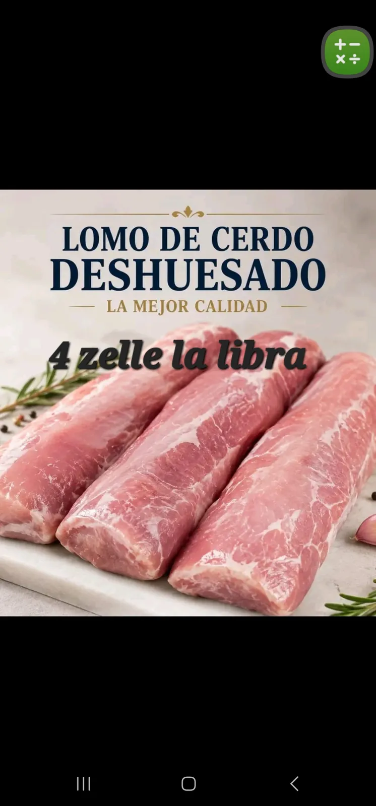 Lomo d cerdo